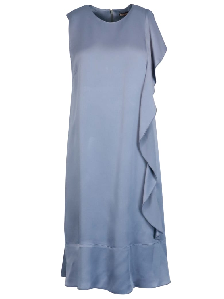 Malìparmi Shiny Cady Dress - INDIGO