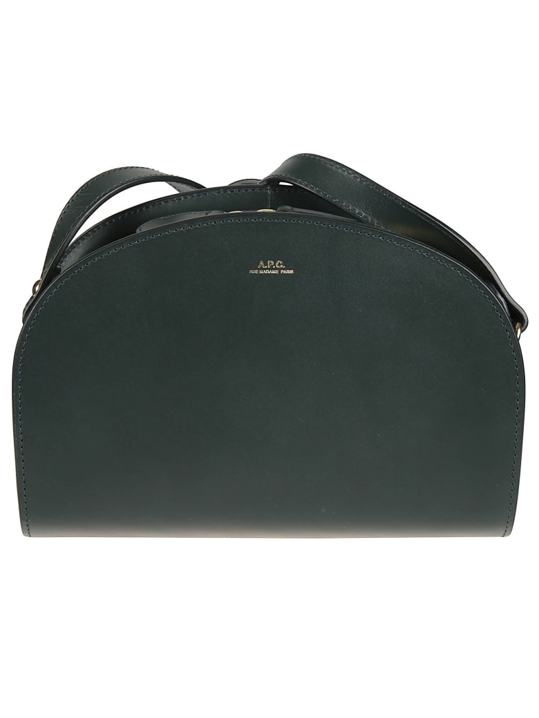 A.P.C. Demi-lune Crossbody Bag - Pine Green