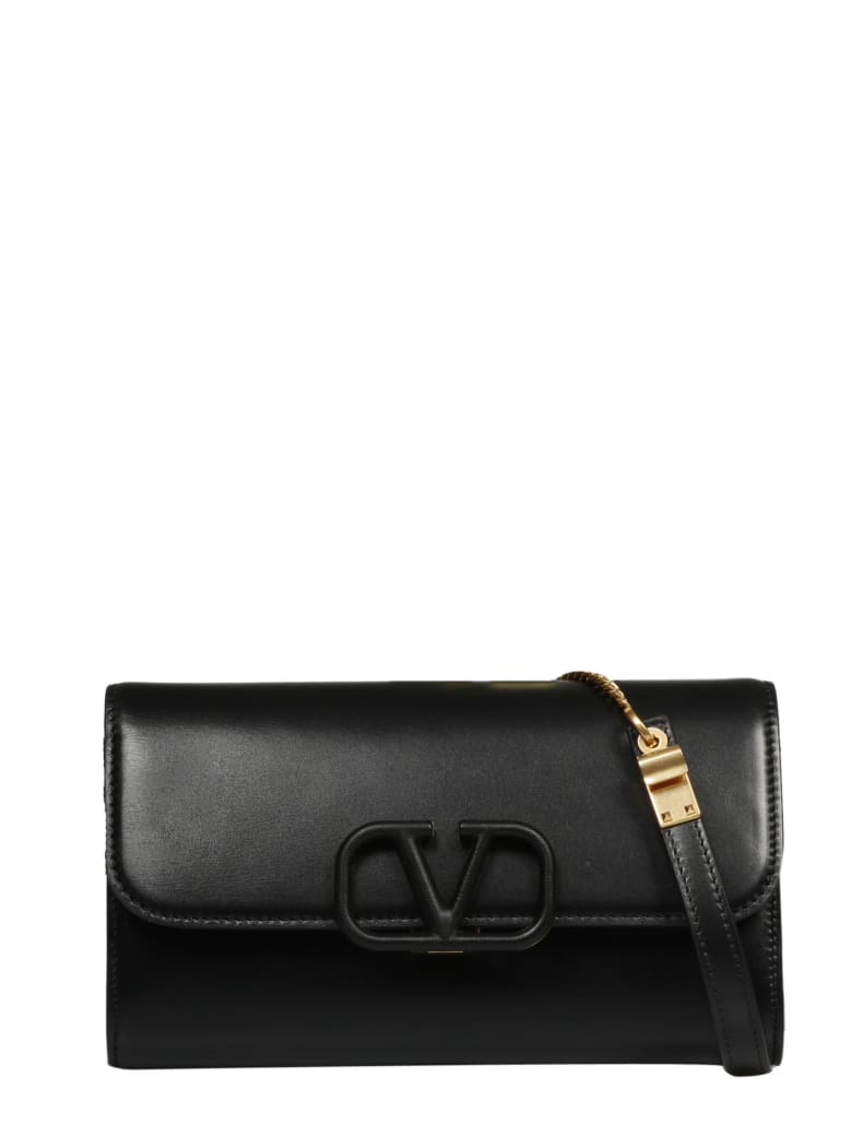 Valentino Garavani Vsling Clutch - Black