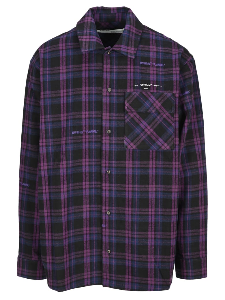 off white flannel sale