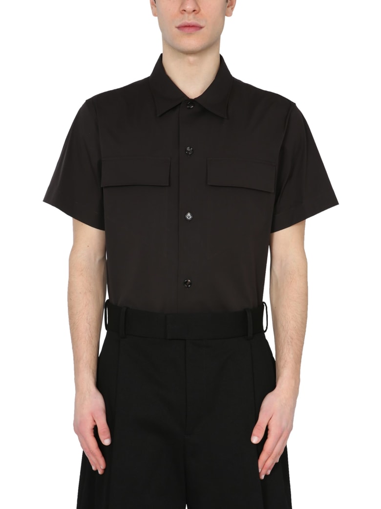 Bottega Veneta Military Shirt - Marrone