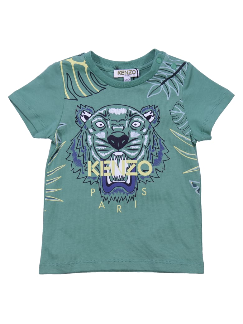 green kenzo shirt