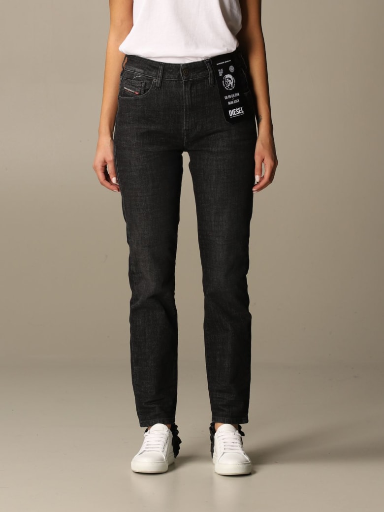 Diesel Jeans Joy Diesel Jeans In Used Stretch Denim - Black