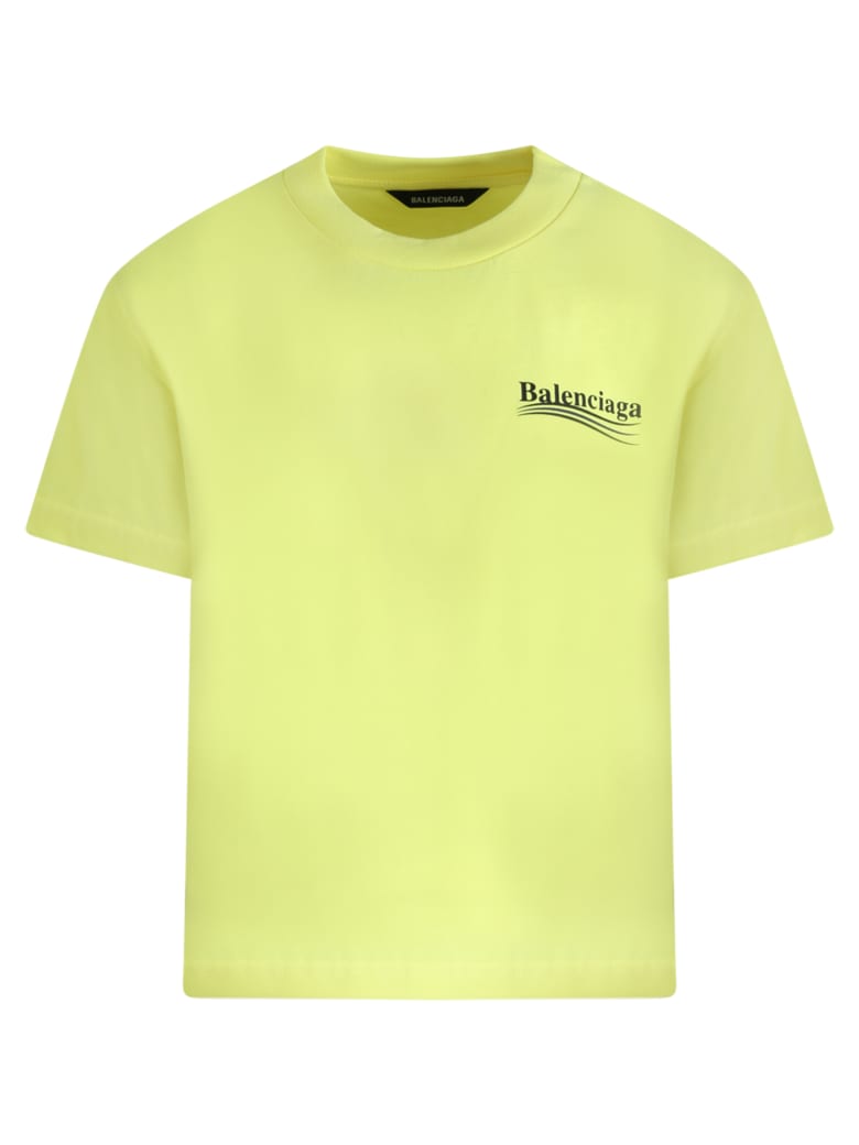 balenciaga yellow shirt