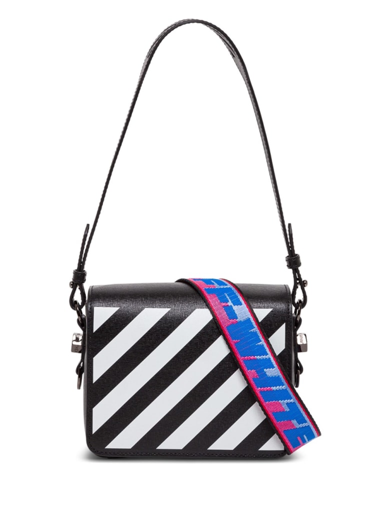 Off-White Diagonal Crossbody Bag - Black