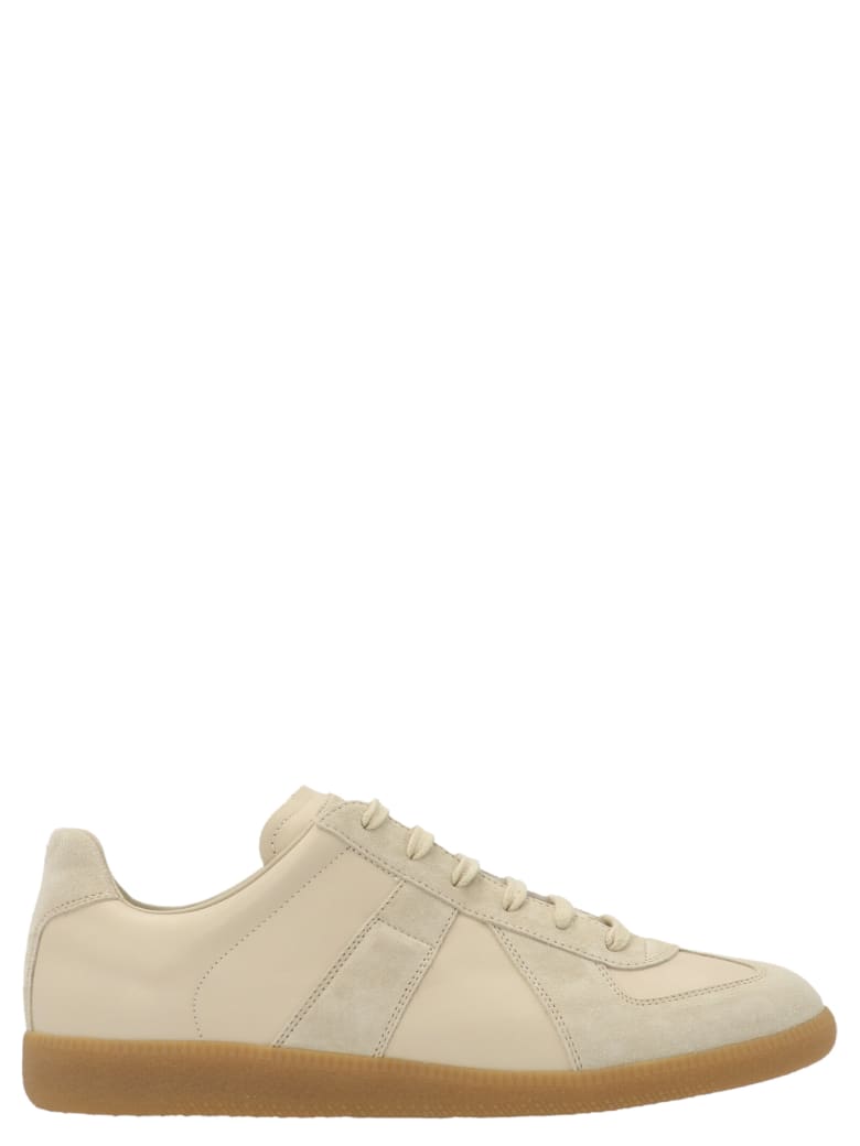 Maison Margiela 'replica' Low Shoes - Cream