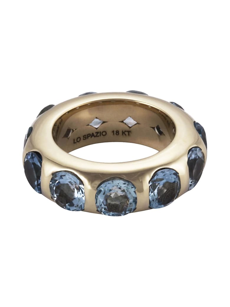 Lo Spazio Jewelry Lo Spazio Aquamarina Ring - Sea_Blue
