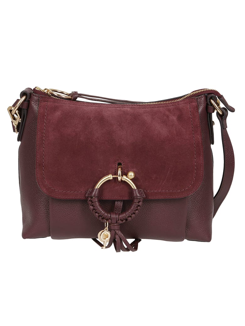 chloe bag burgundy