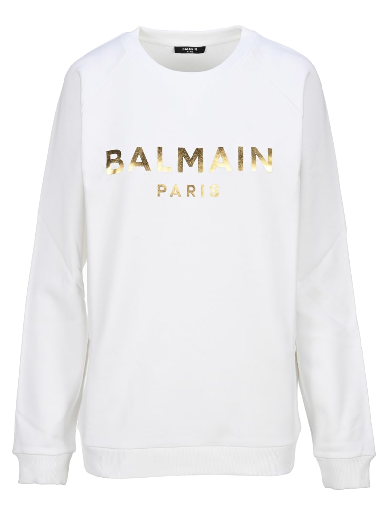 balmain sweatshirt gold