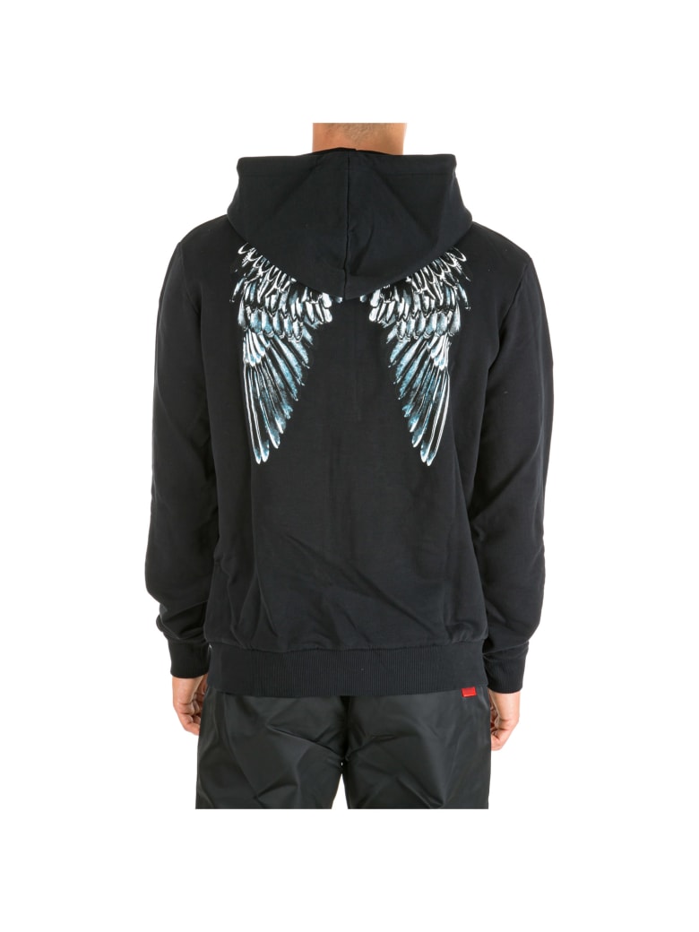 marcelo burlon hoodie black and white