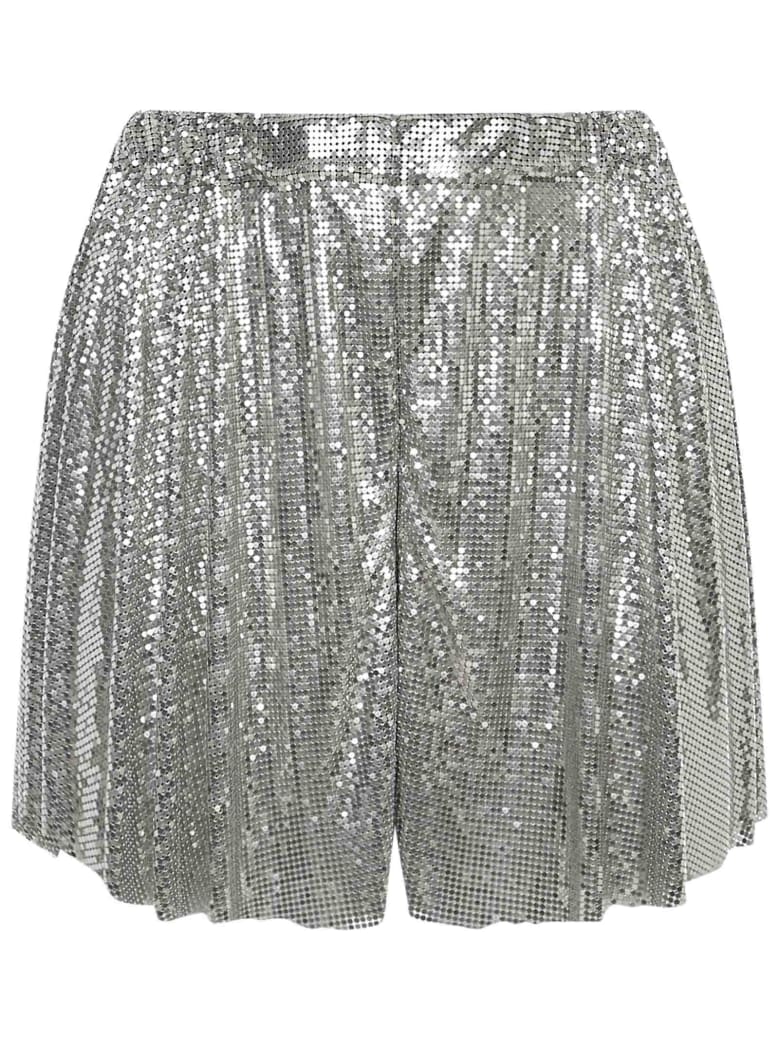Paco Rabanne Shorts - Silver