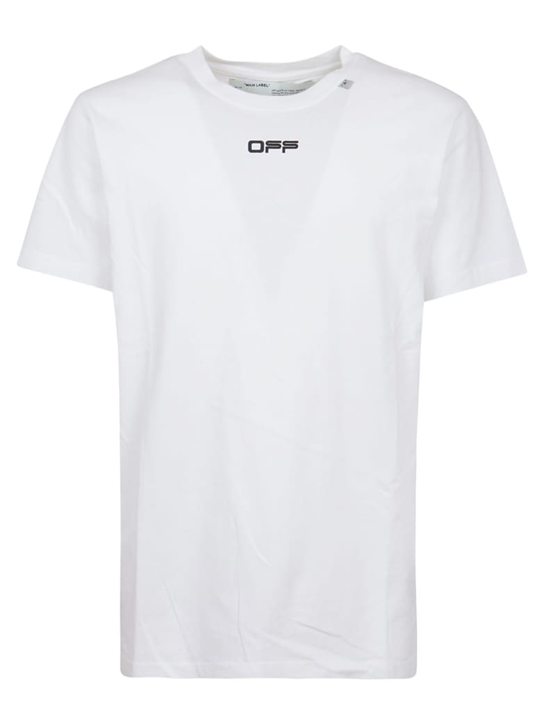 off white logo slim tee