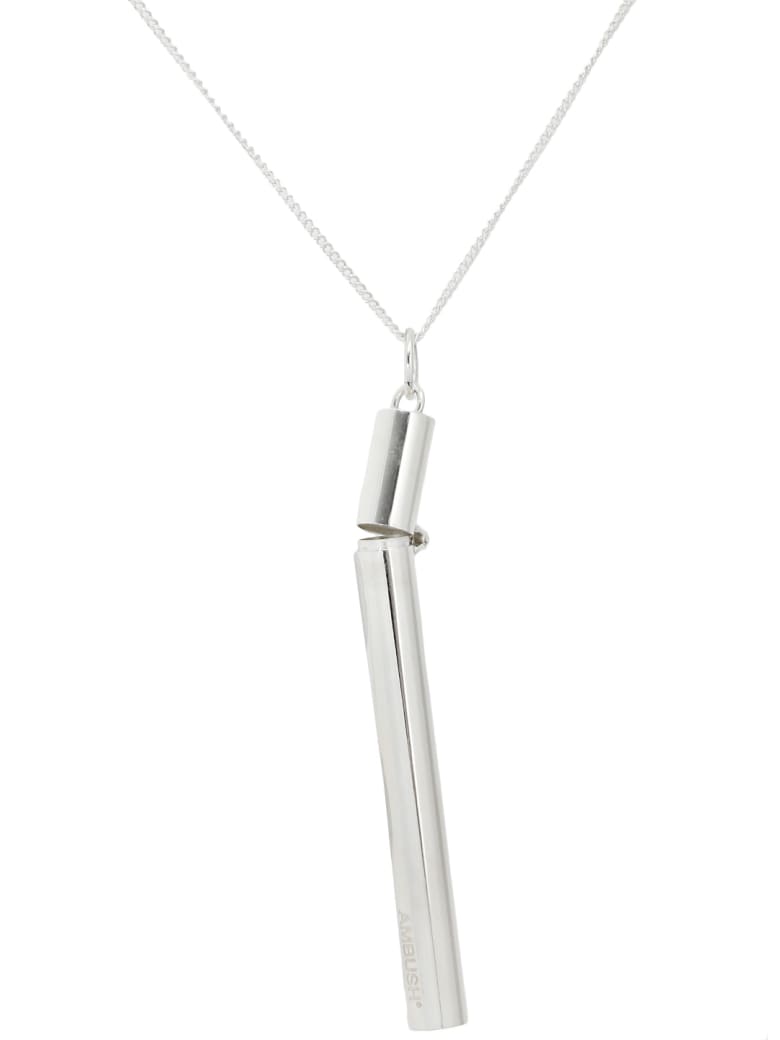 AMBUSH Cig Case Necklace - SILVER