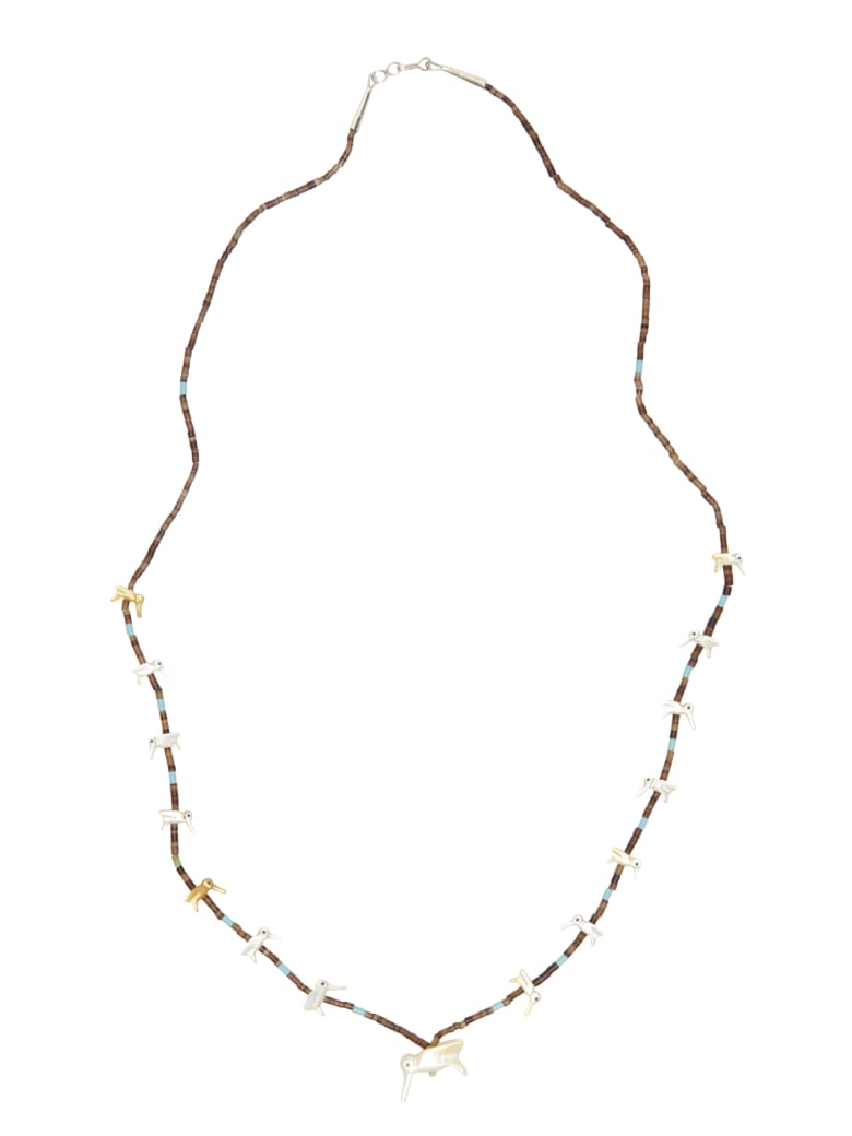 Jessie Western Hummingbird Necklace - MULTICOLOR (White)