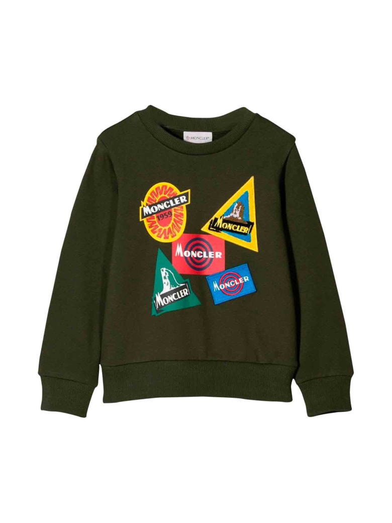 moncler green sweater