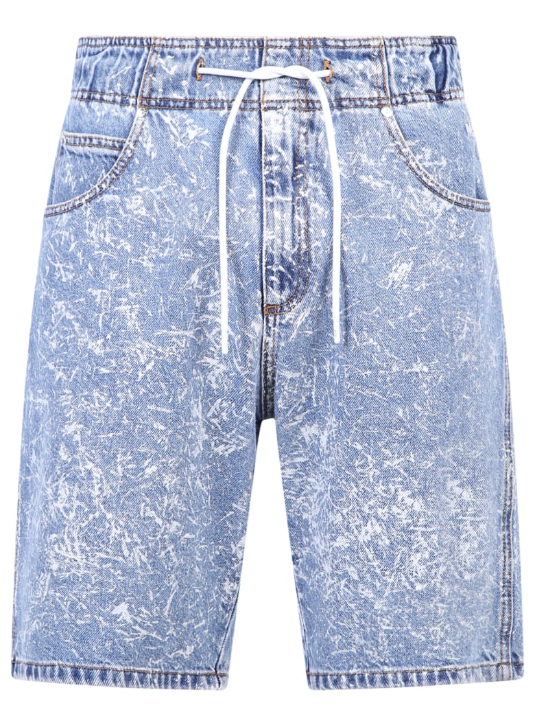 MSGM Bermuda Shorts - Blu Denim