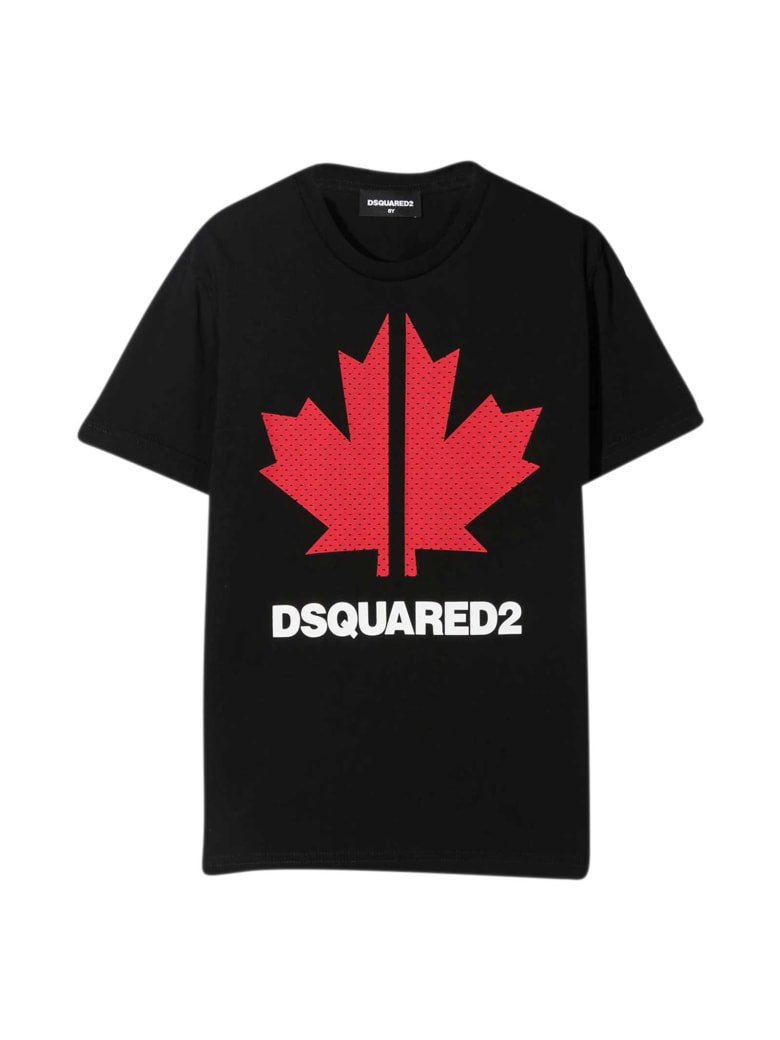 Dsquared2 Black Teen T-shirt - Nera