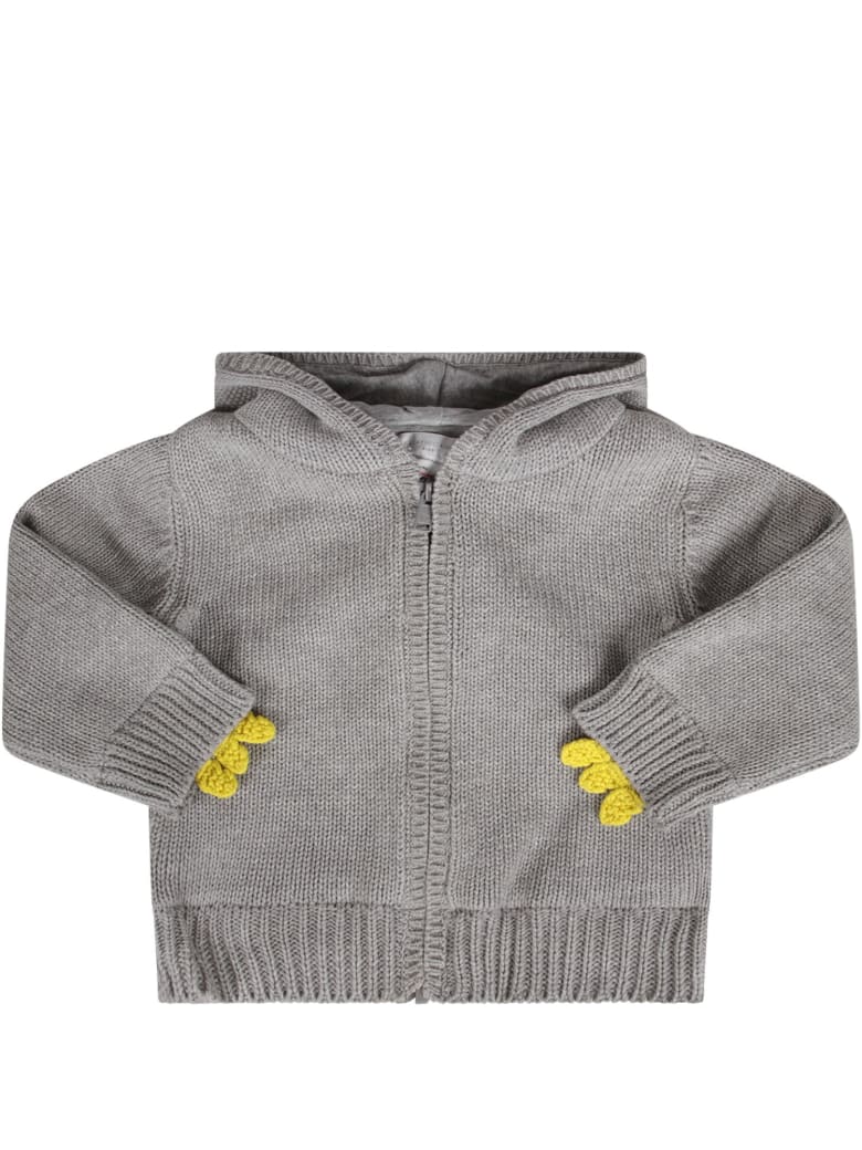 kids grey cardigan