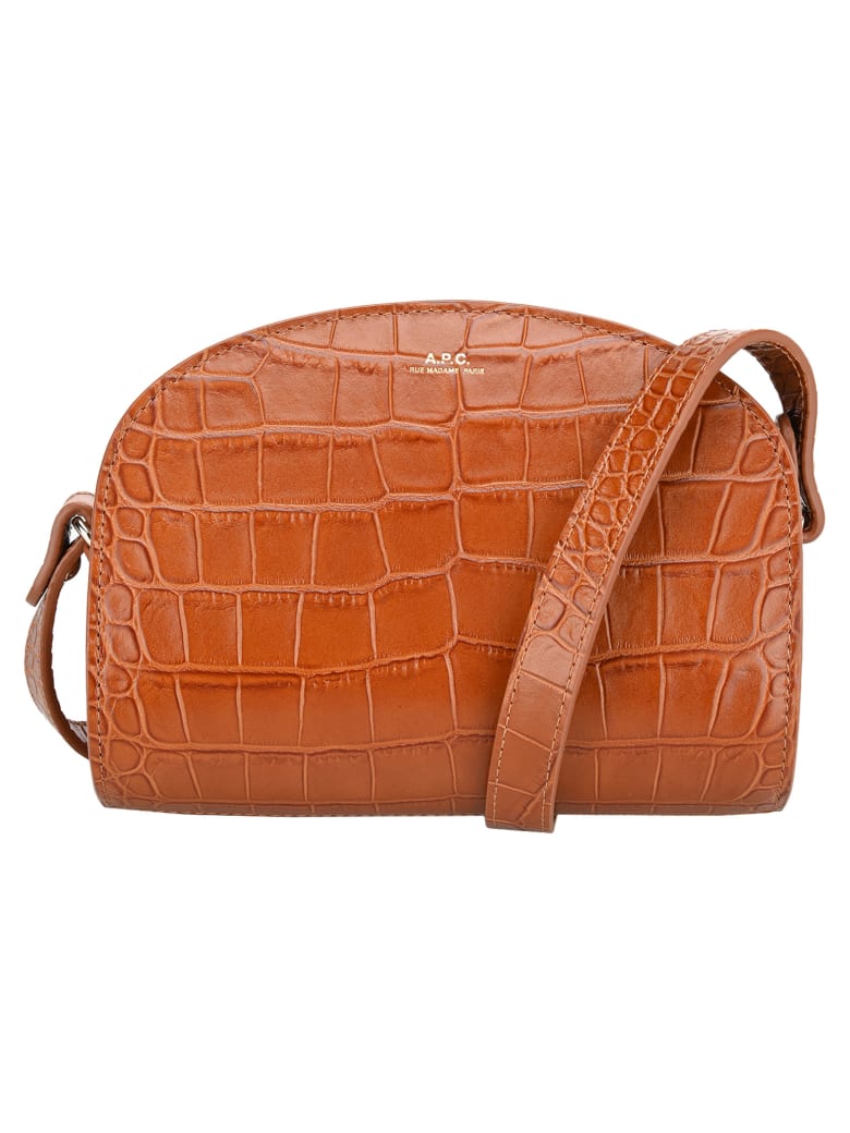 A.P.C. The Demi-lune Mini Bag - CARAMEL