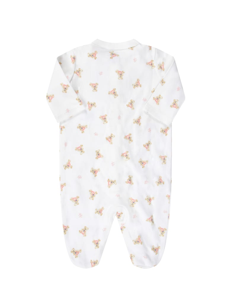 ralph lauren teddy bear baby grow