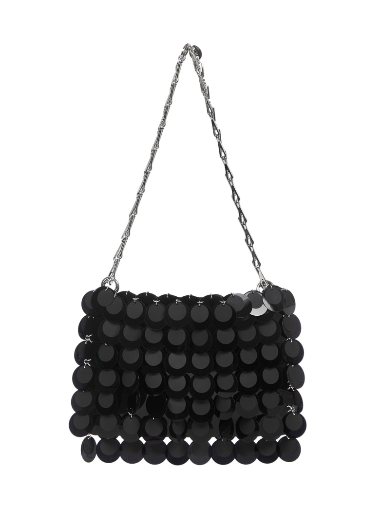 Paco Rabanne Hobo Shoulder Bag - Black
