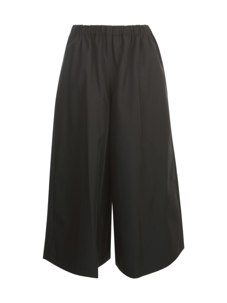 Comme des Garçons Comme des Garçons Polyester Gabardine Pants Elastic Waist - Black
