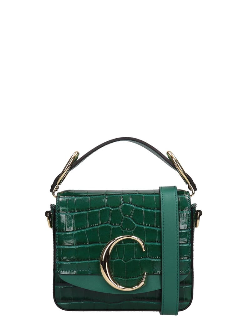 chloe c bag green