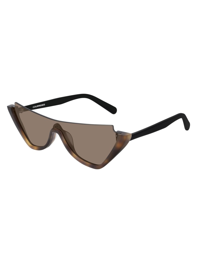Courrèges CL1910 Sunglasses - Havana Black Brown