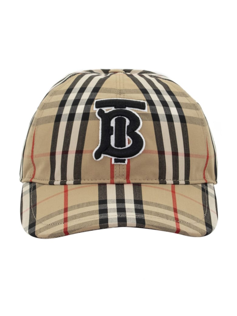 burberry check cap