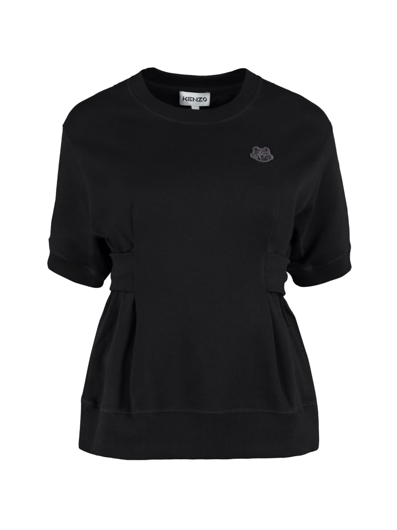 Kenzo Short Sleeve Sweatshirt - black