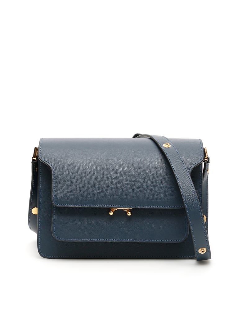 Marni Trunk Medium Bag - Blu