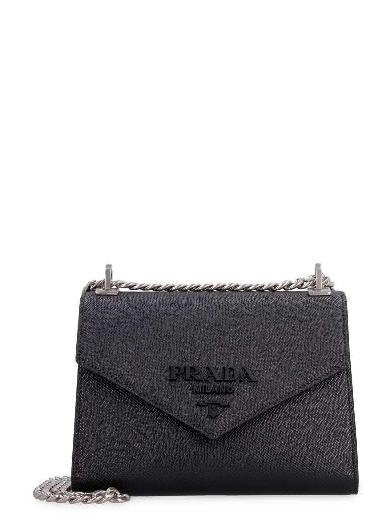 prada monochrome shoulder bag