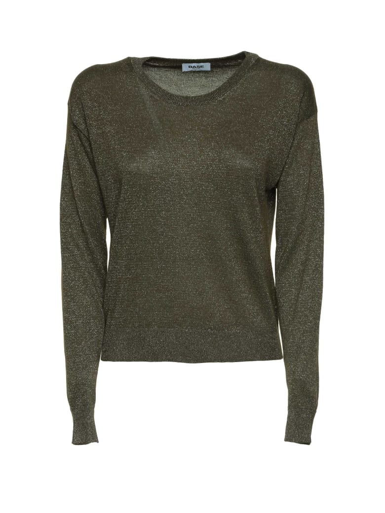 Base Base Milano Green Sweater - VERDE