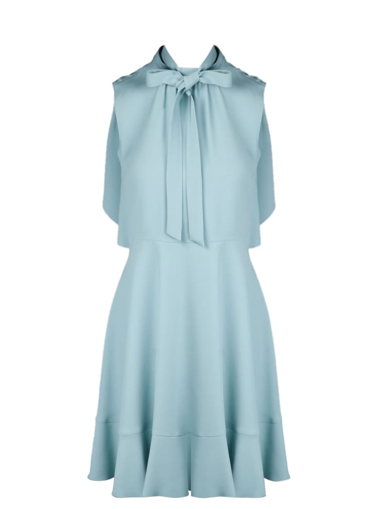 red valentino blue dress