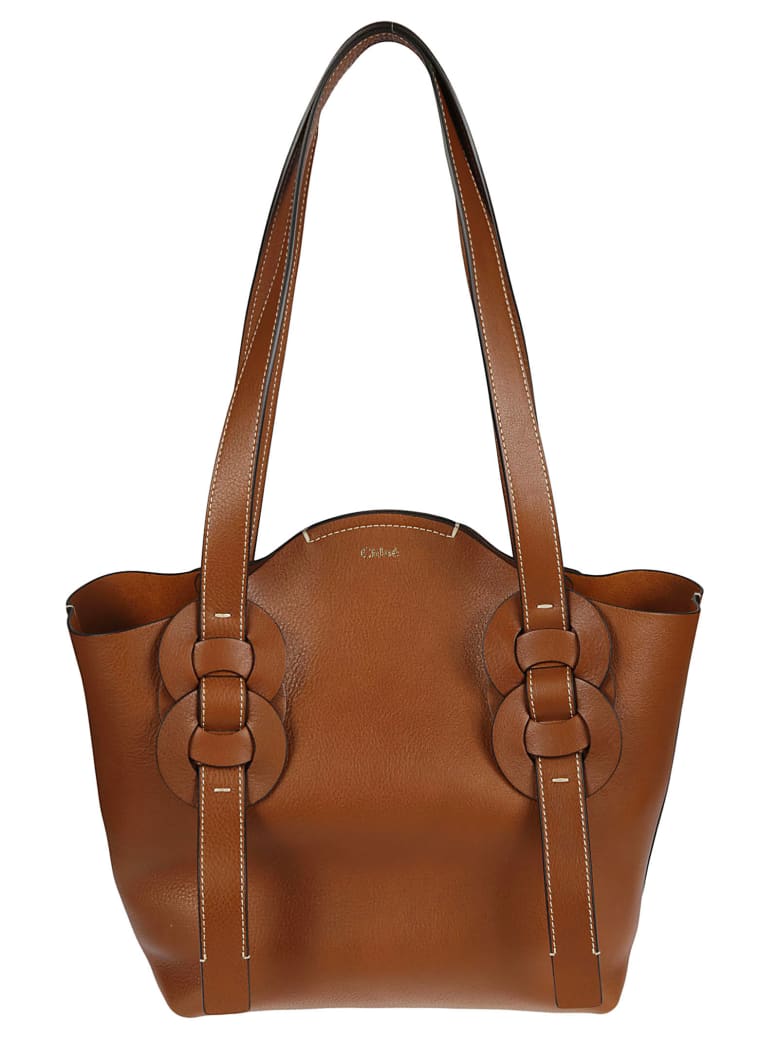 Chloé Long Strap Tote - Caramel