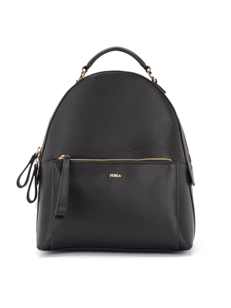 furla black backpack