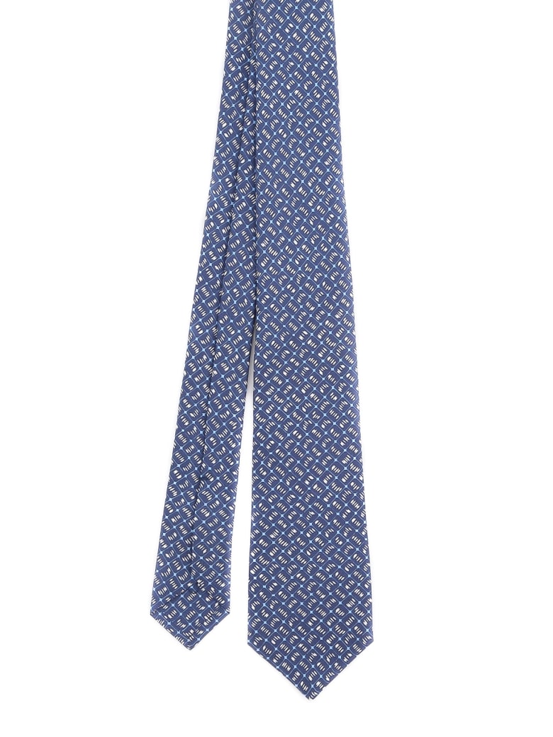 Kiton Cravatta - Fant. Blue