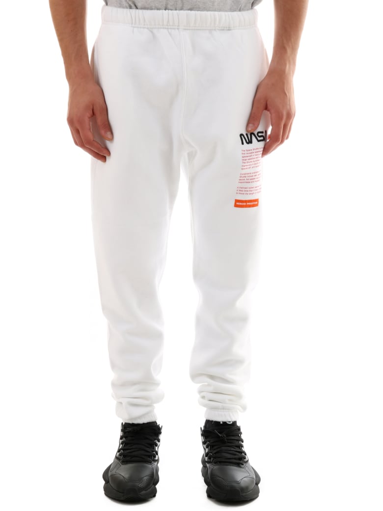 nasa sweatpants white