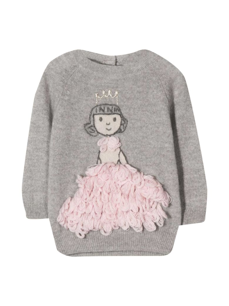 Il Gufo Gray Sweater - Rosa