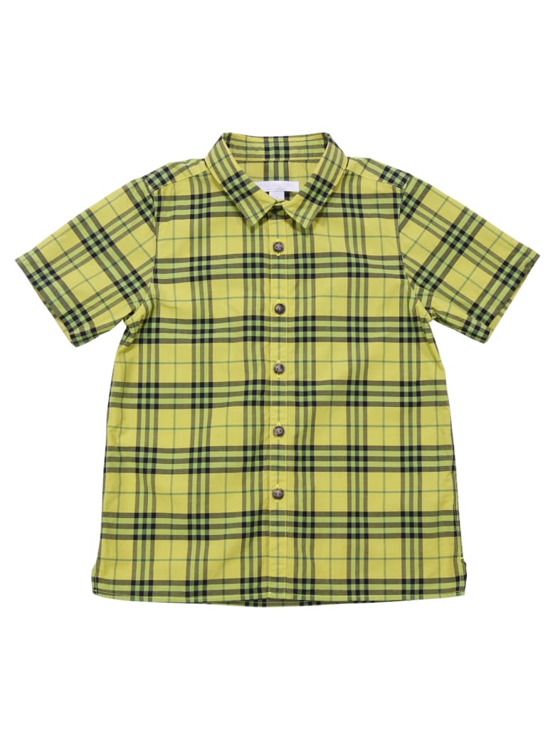 burberry yellow shirt