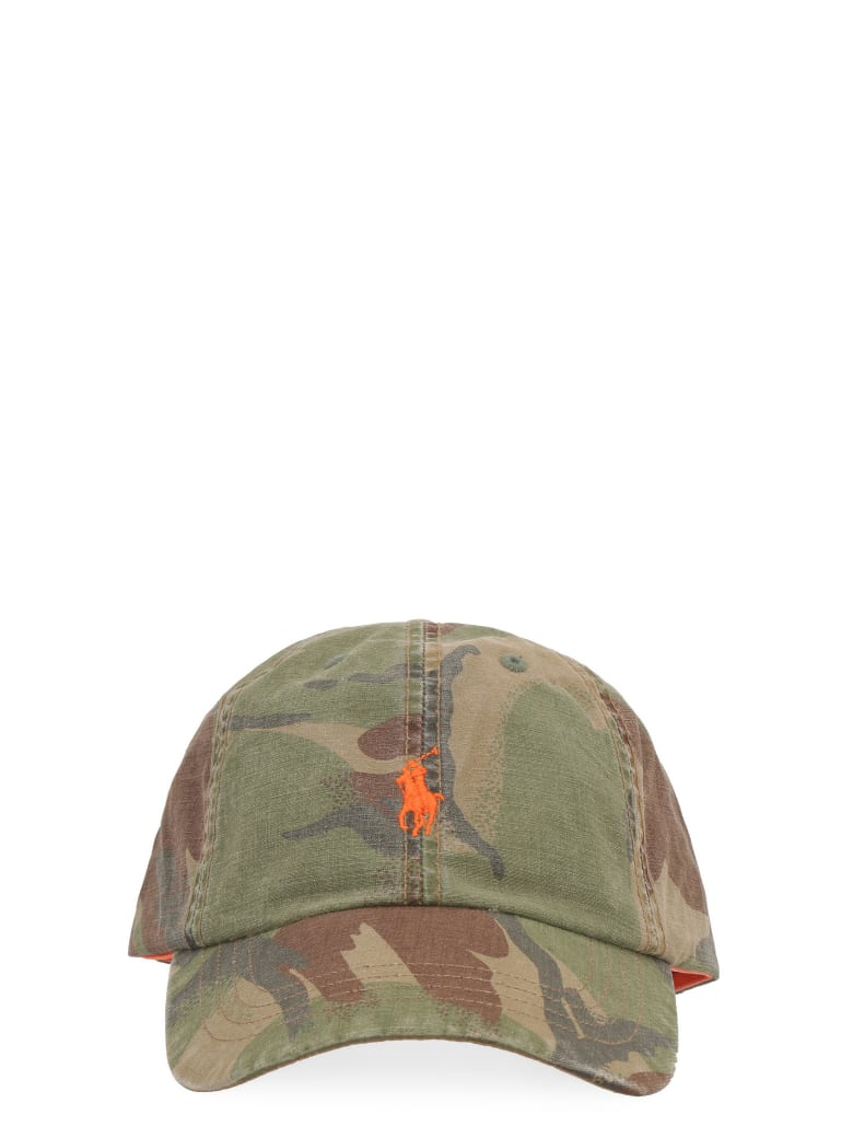 ralph lauren camo baseball cap