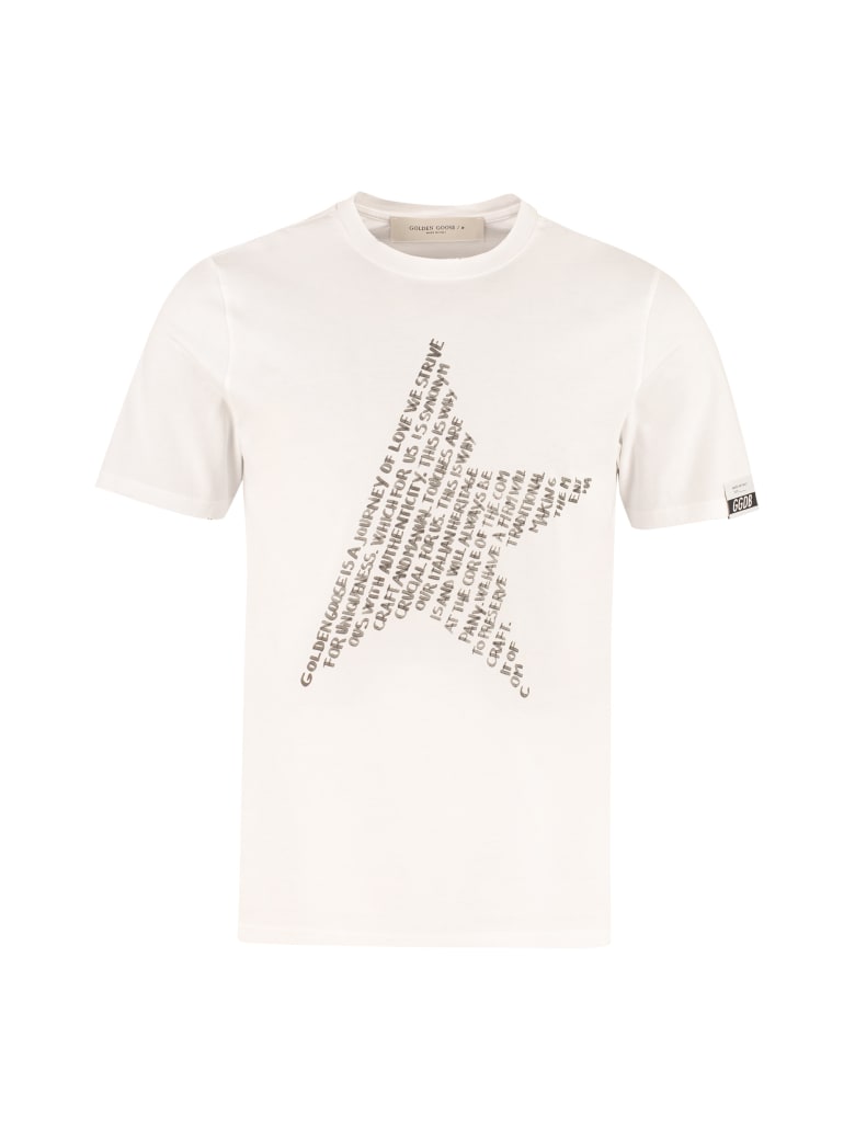 Golden Goose Adamo Cotton T-shirt - White