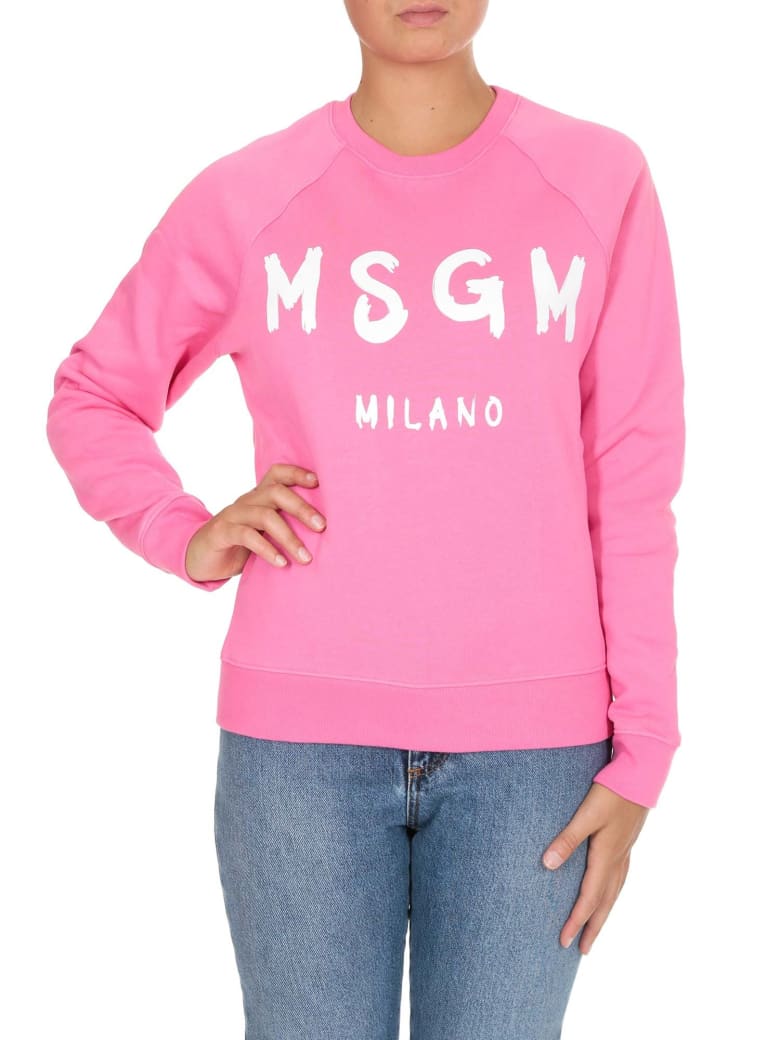 msgm pink sweatshirt