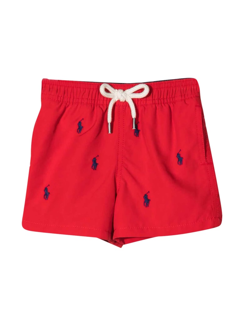 Ralph Lauren Red Swinmsuit - Rosso