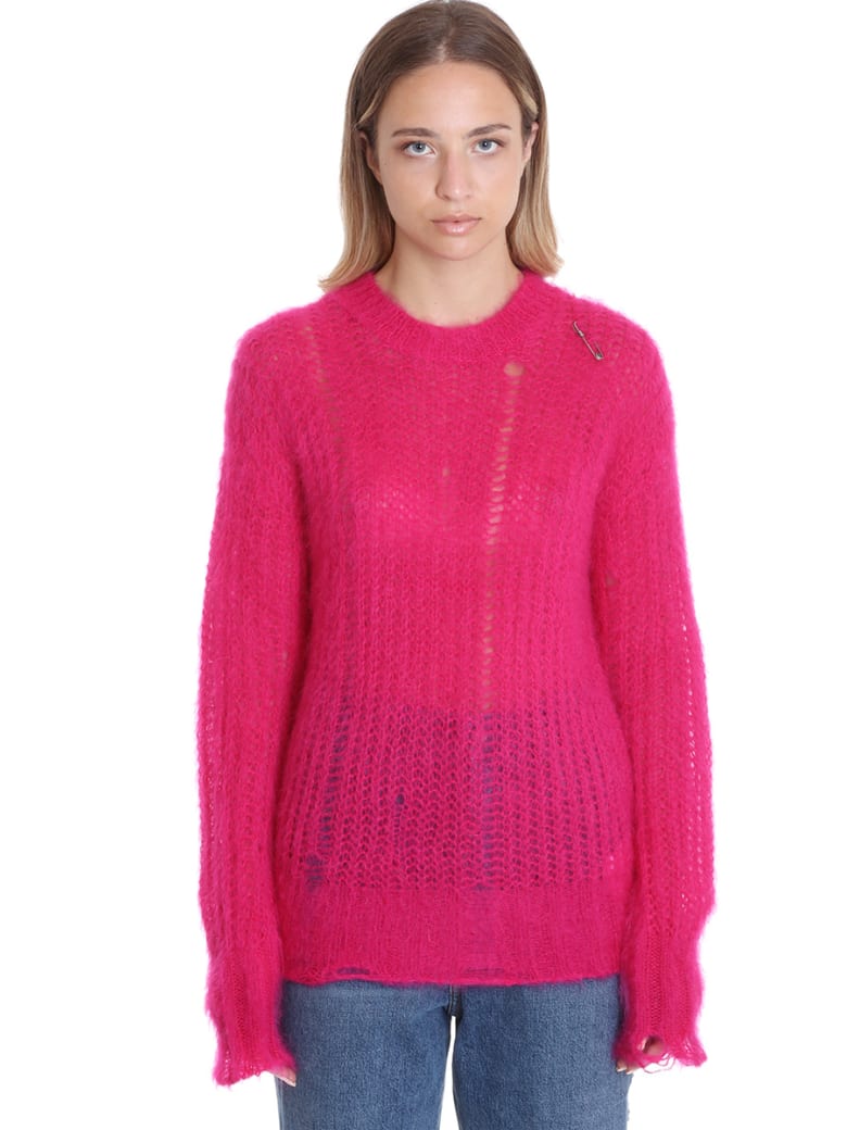 Golden Goose Knitwear In Fuxia Wool - fuxia