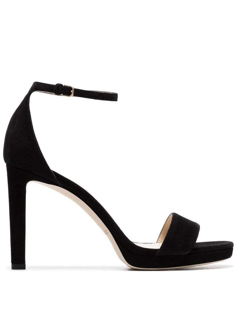 Jimmy Choo Misty Sandals In Suede Leather - Black