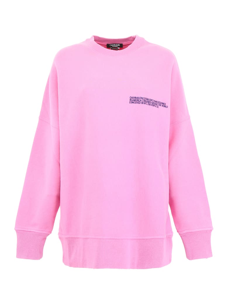 oversized sweatshirt pink