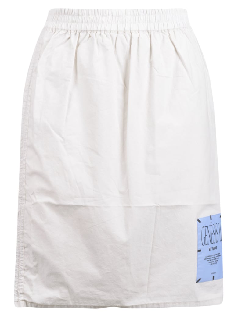 McQ Alexander McQueen Logo Patch Skirt - Cygnus Grey