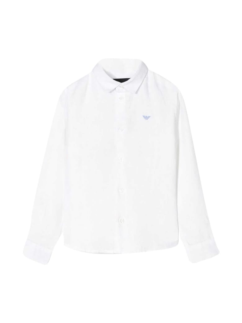 Emporio Armani White Teen Shirt - Bianco