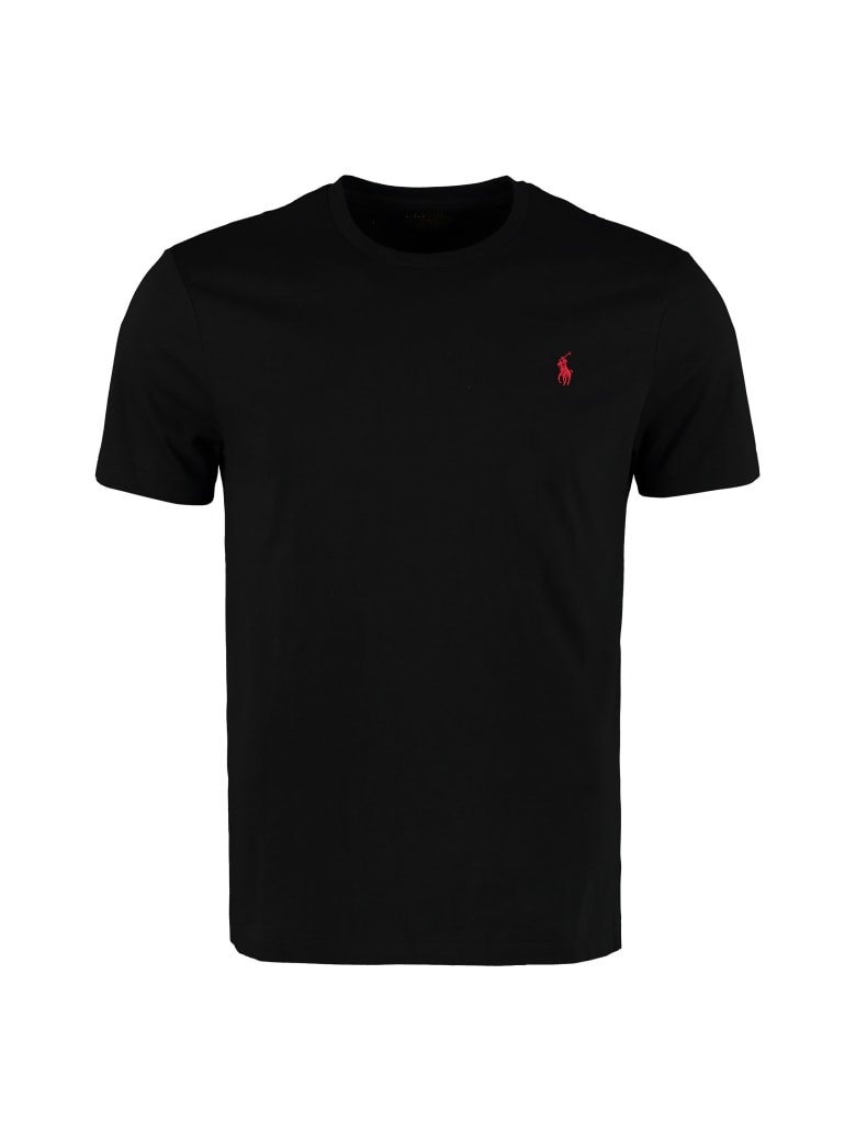 ralph lauren black crew neck t shirt